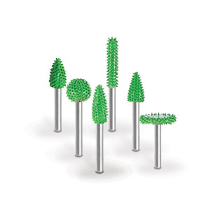 Saburrtooth® træskæringsfræsere – grov kornstørrelse